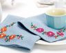 Embroidered Flower Napkins