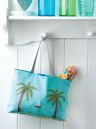 Embroidered beach bag