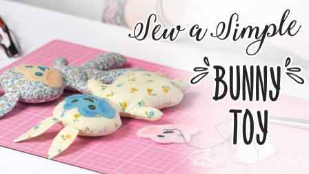 Simple Bunny Toy Template: The Crafts Channel