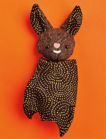 Halloween Bat Plush Toy Sewing Pattern