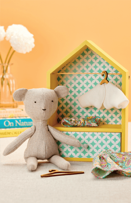 Teddy Bear Toy With Outfit Sewing Pattern